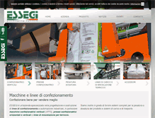 Tablet Screenshot of essegi.com